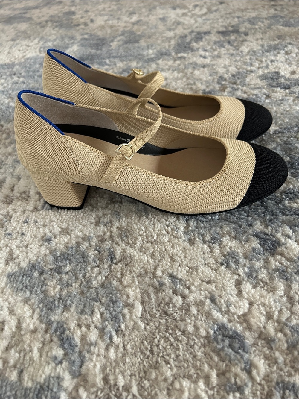 💕NEW Rothy’s Cream Cap Toe Pump -Size 8💕 - Picture 4 of 6